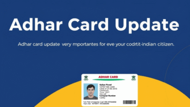 Adhar card update